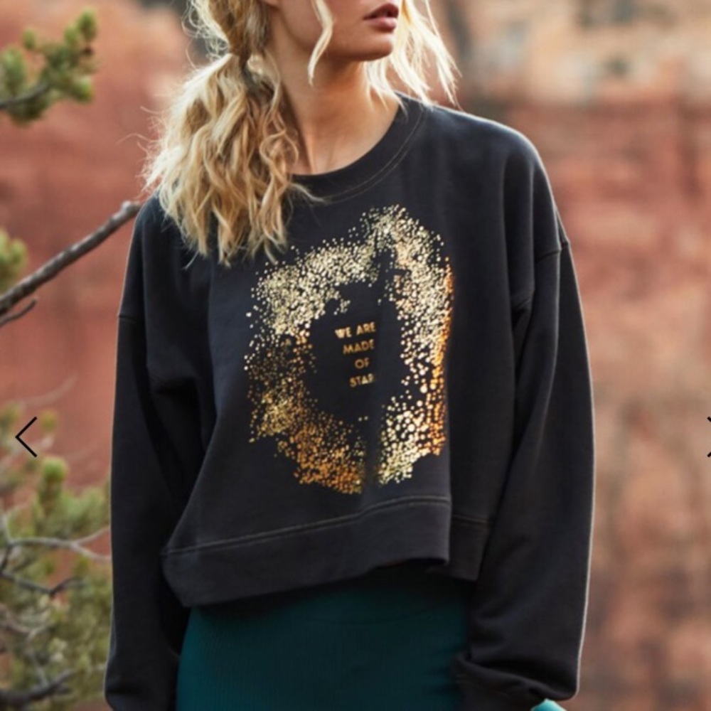 ‘We Are Made Of Stars’ Billowed Crew Sweatshirt